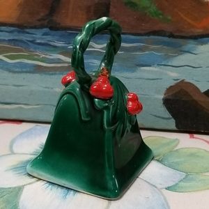 Lefton vintage porcelain bell Christmas themed